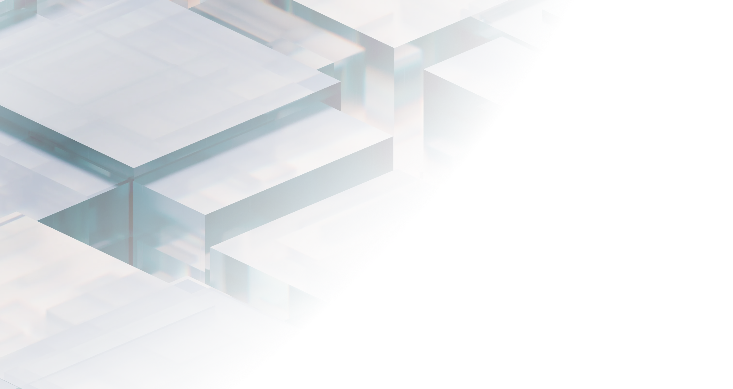 Abstraktes geometrisches Design auf dunklem Hintergrund: Ein minimalistisches Bild mit schattierten, rechteckigen Strukturen, die Tiefe und Dimension andeuten. Ideal für moderne Webdesigns oder als Hintergrund für technische und innovative Inhalte.